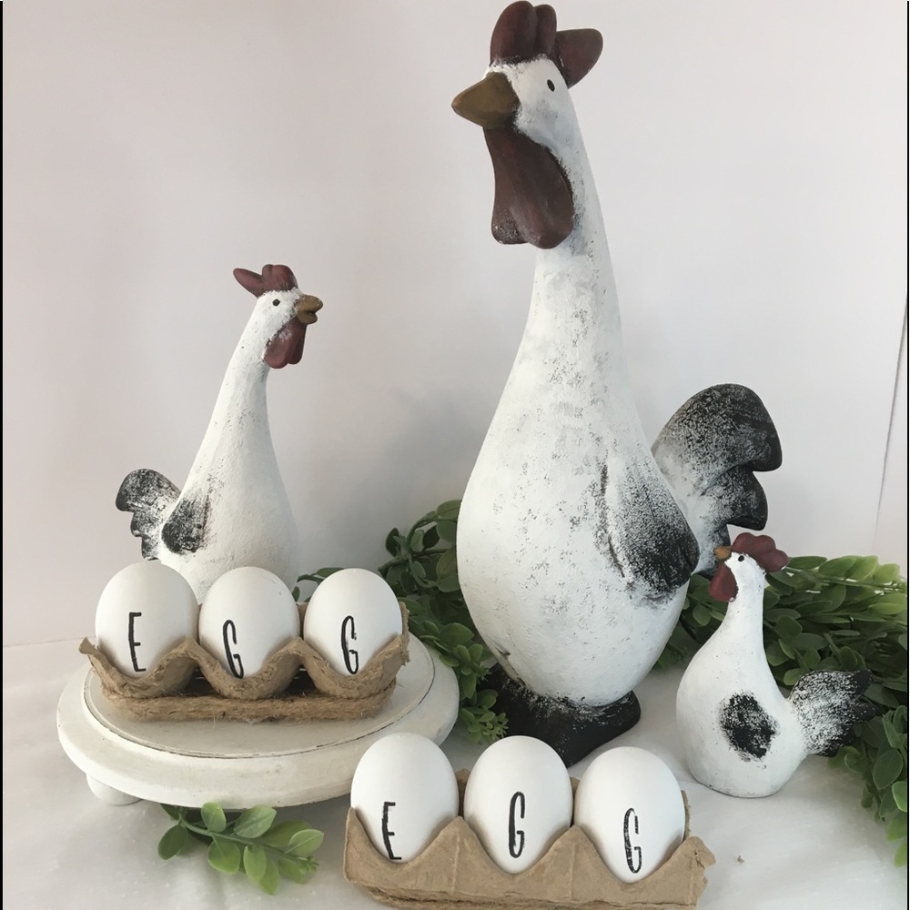 Country eggs in carton for your farmhouse decor